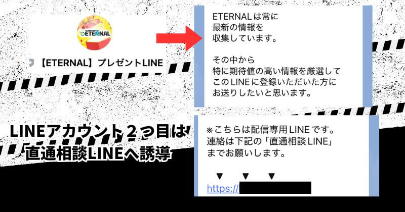 WEB収入プロジェクトETERNALを登録