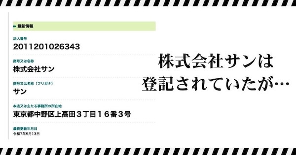  株式会社サンの特商法の表記