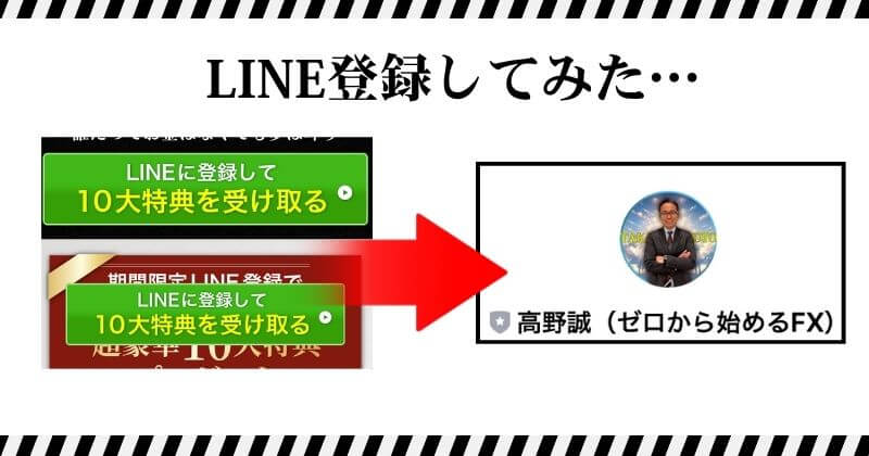 高野誠の究極のFXをLINE登録してみた