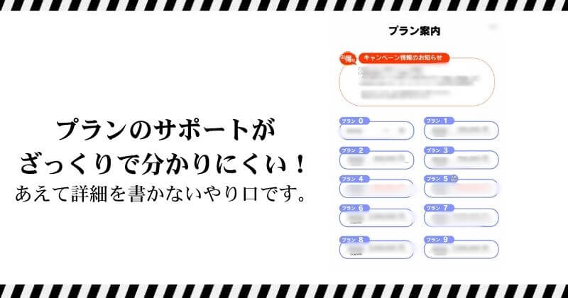 ガイドブックと高額プランについて