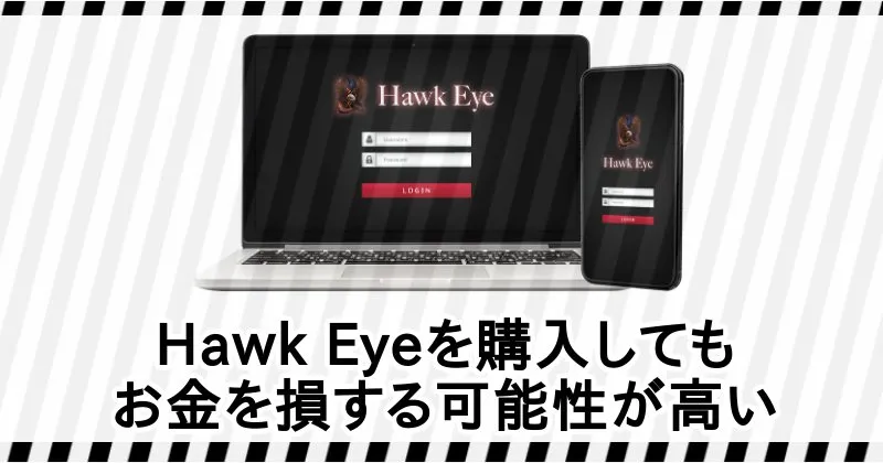 Hawk Eyeで稼げる可能性は低い