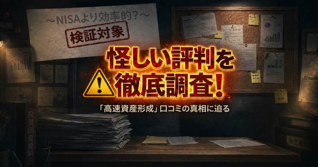 高速資産形成セミナーの口コミは？武藤孝幸の怪しい評判を徹底調査！