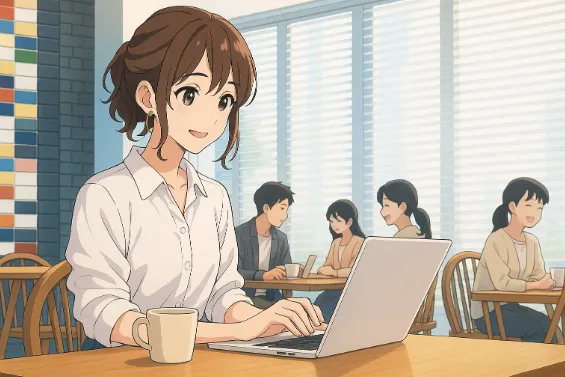 受講している様子
