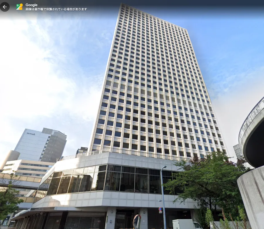 銀座パリス丸投げラク物販の特商法上の所在地をGoogle Mapsで確認した画像