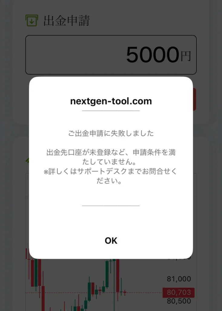 Next Generation SystemのLINE登録してシステム調査