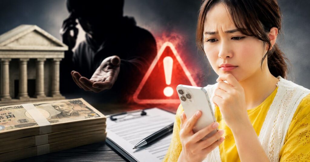NOVA STRATEGY PTE. LTD.に借金を勧められるイメージ